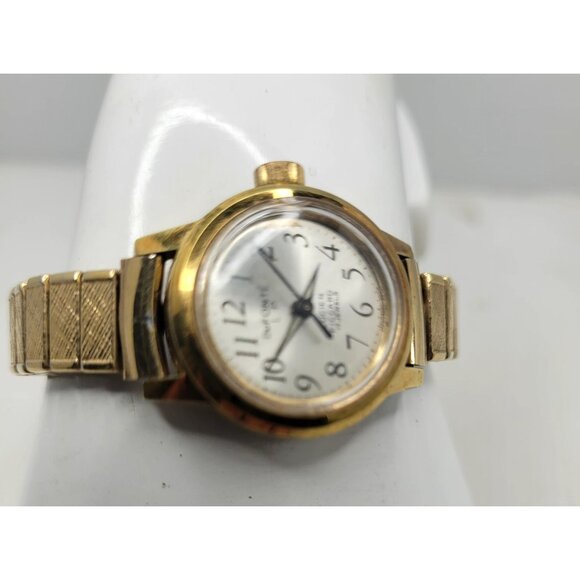 Vintage'- Ladies Dufonte Lucien Piccard- 17 Jewels Mechanical Swiss Watch-Gold p - Picture 10 of 16